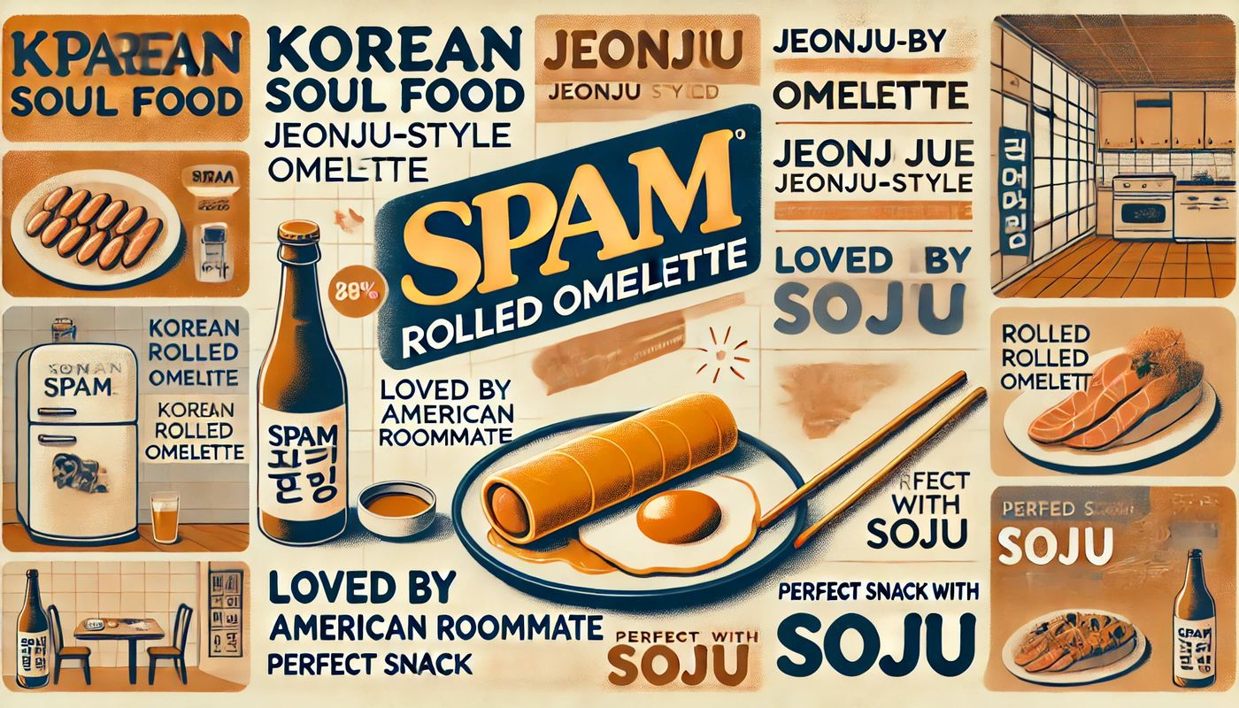 계란말이에 소주, 소울푸드 등의 개념을 접목합니다